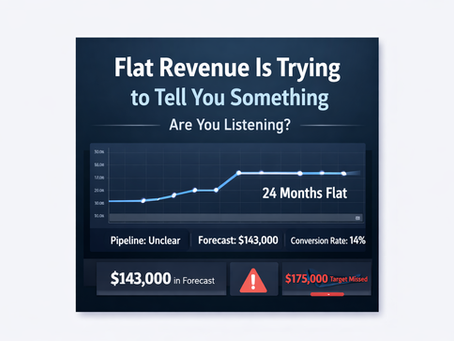 Flat Revenue Is Trying to Tell You Something - Sales Homie