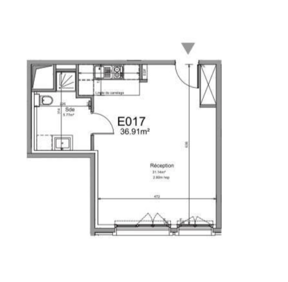 Studio 37m2 - Levallois-Perret