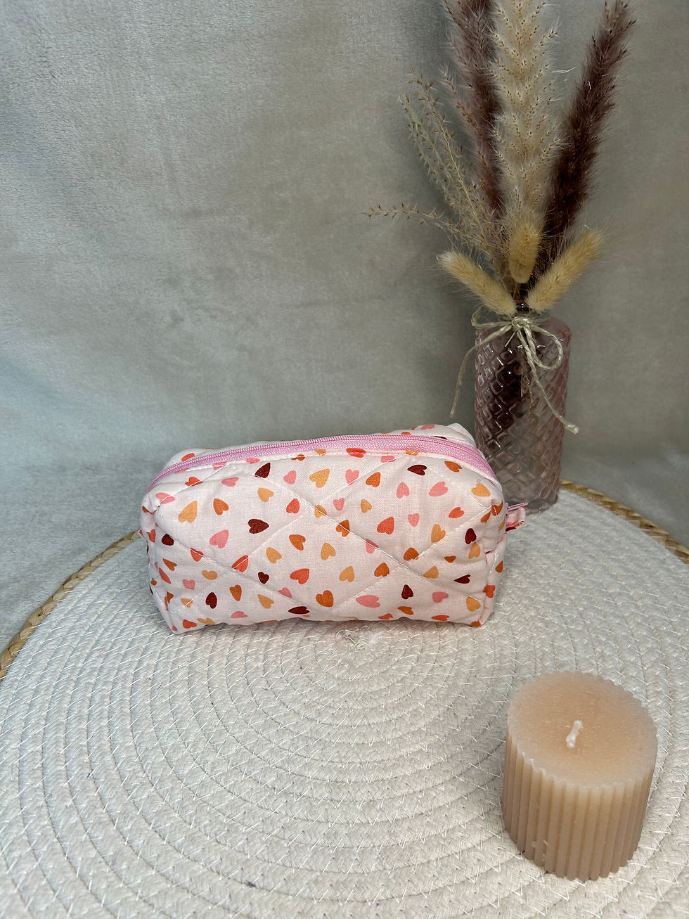 Miniature : (S) Trousse Amour fond Nude