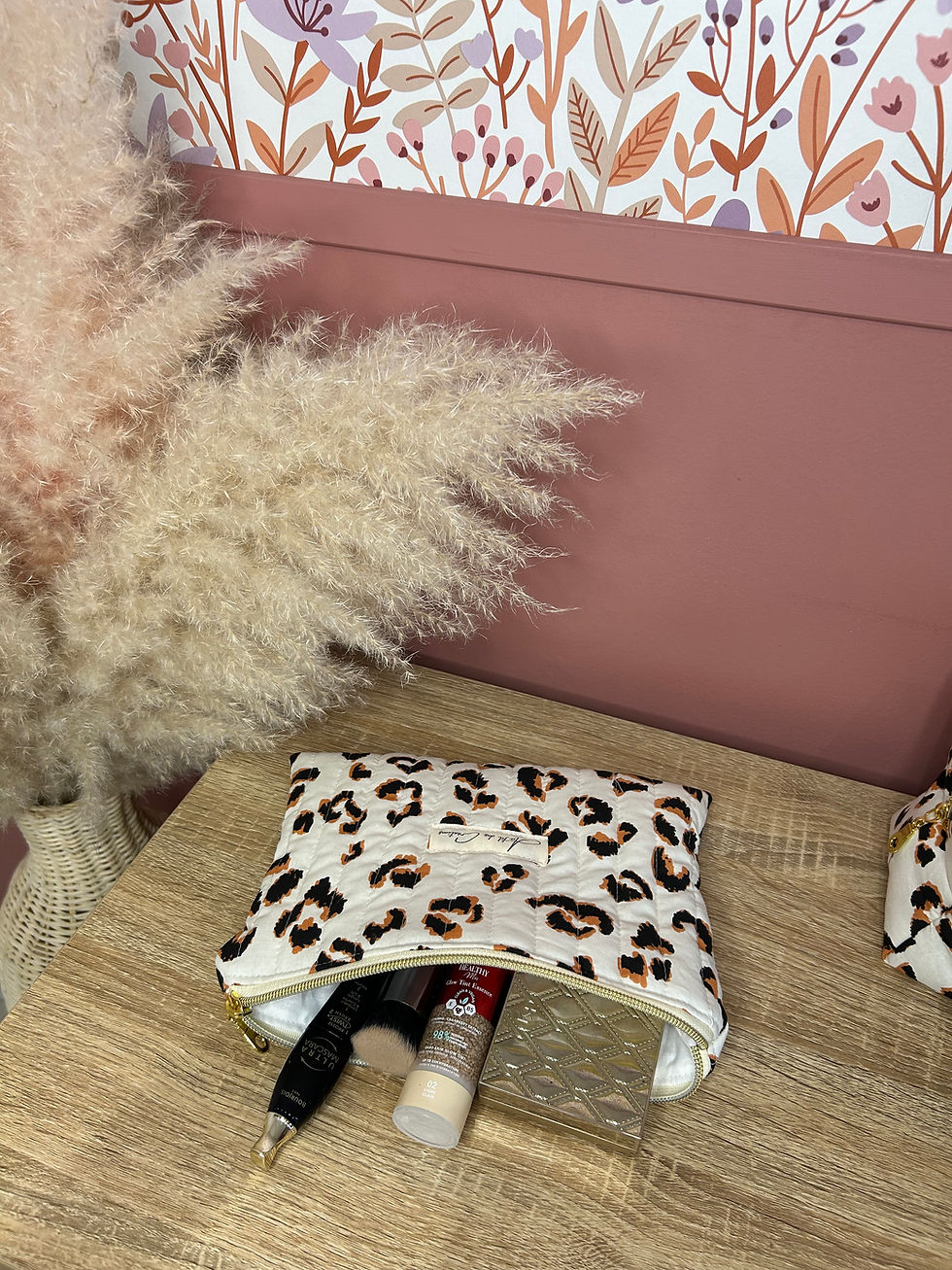 Miniature : (S) Trousse et pochette Léopard