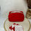 Miniature : Trousse éponge bambou rouge cerise
