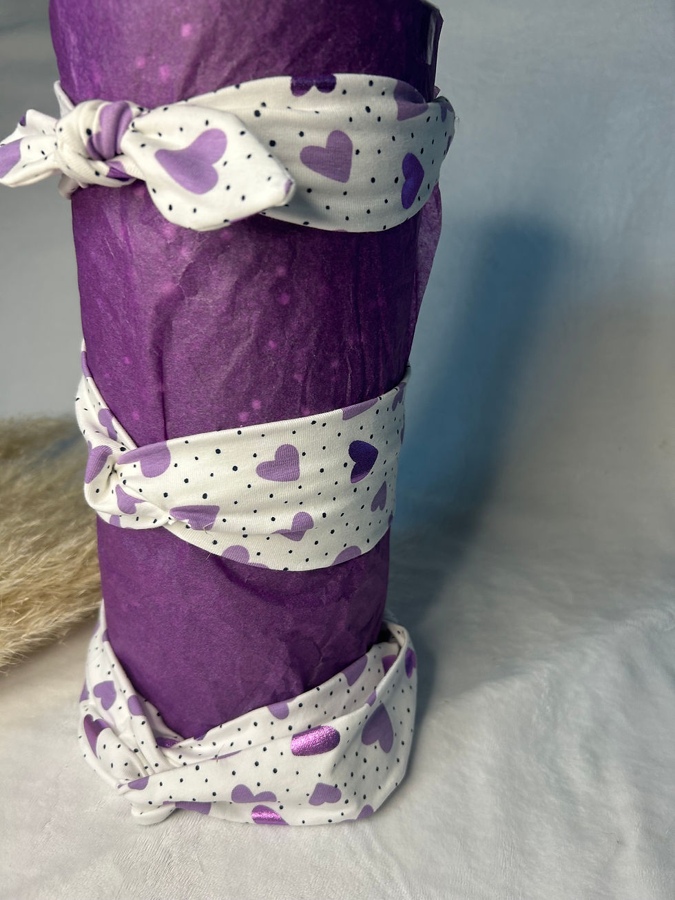 Miniature : (S) Bandeau Coeurs violets