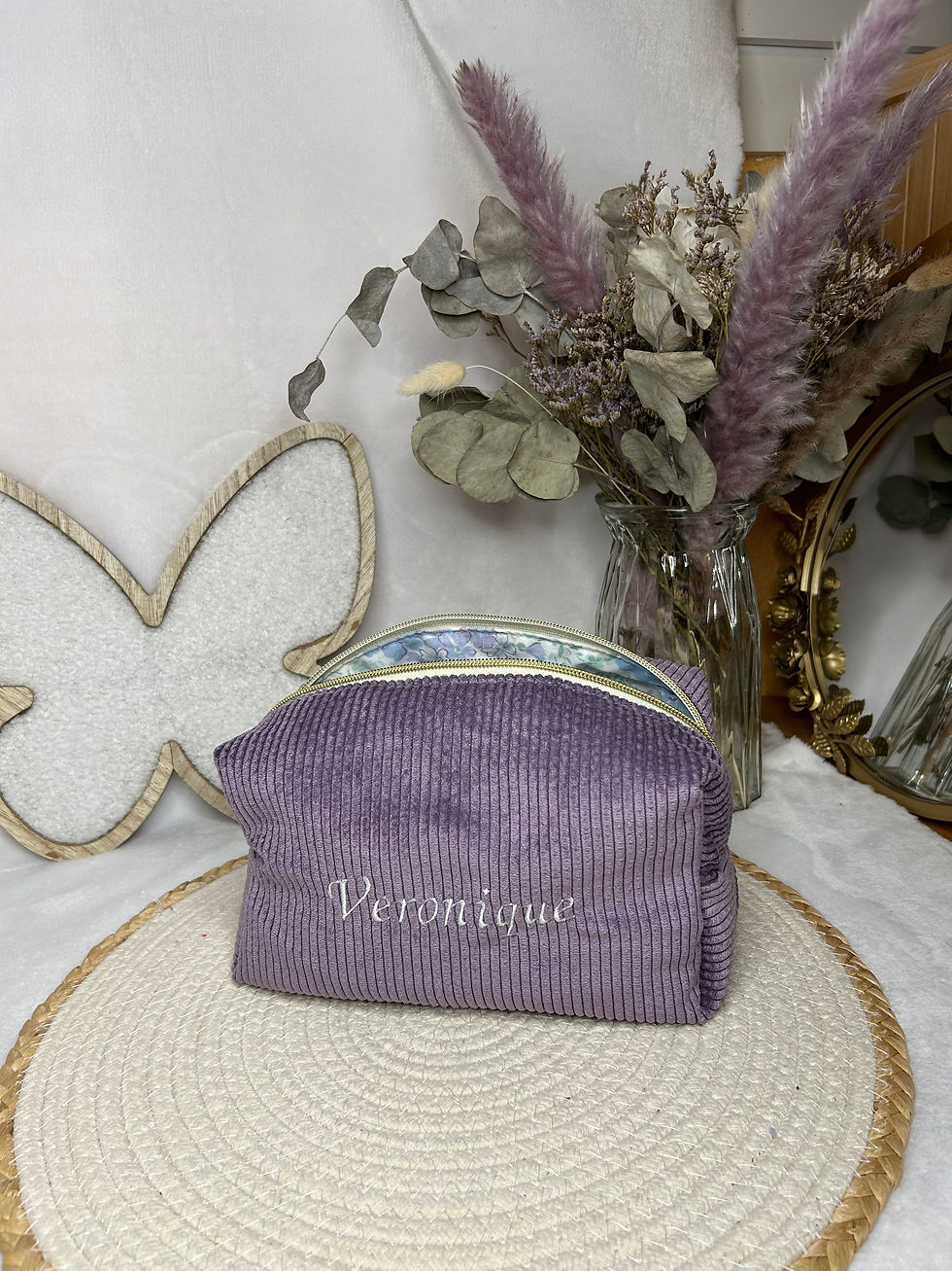 Miniature : (P) Trousse velours personnalisable