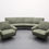 Thumbnail: 1960 Mid Century Danish Living Room Set in Green Velvet