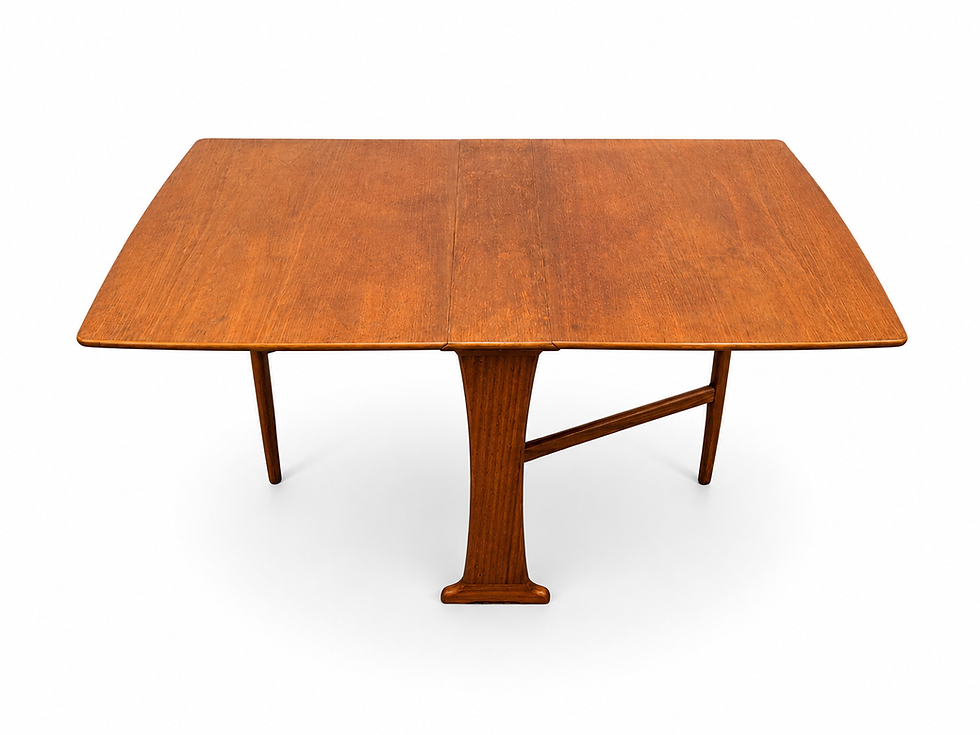 Thumbnail: Mid Century Drop Leaf Dining Teak Table