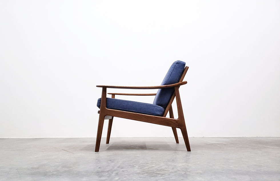 Skagen Chair in Navy Blue loftme