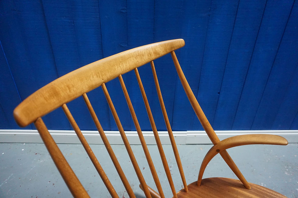 Thumbnail: Model IW3 Rocking Chair by Illum Wikkelsø, 1958