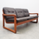 Thumbnail: Danish Living Room Set by Möbelfabrik Holstebro in Dark Brown Leather