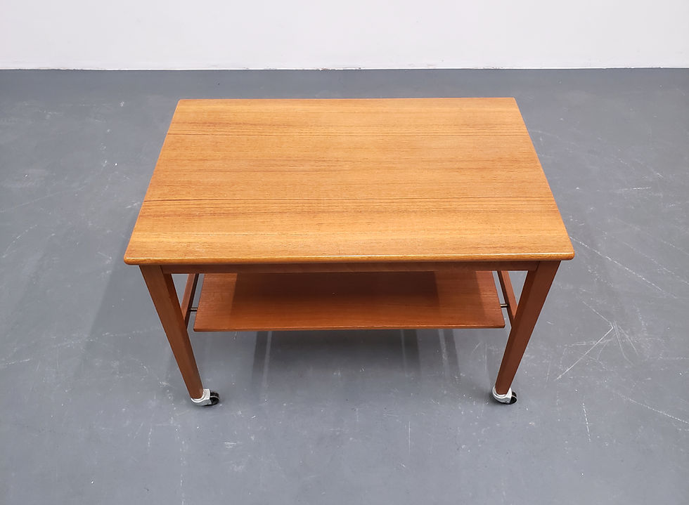 Thumbnail: Sika Møbler – Mid Century Teak Serving Trolley, Fully Restored