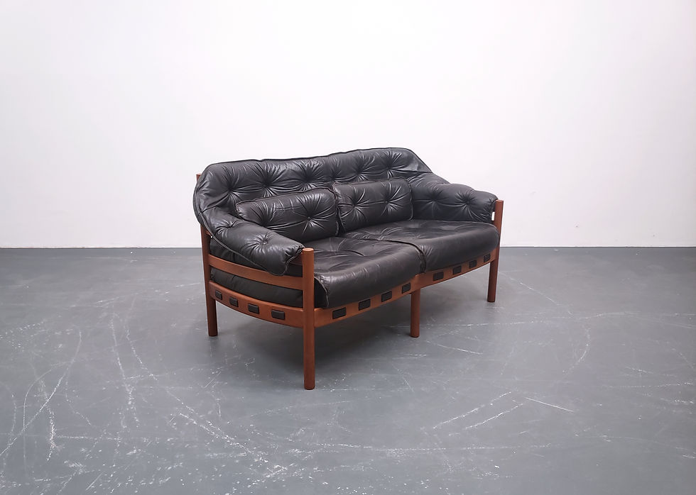 Model 925 Two Seater Sofa by Arne Norell for Coja Culemborg, Sweden 1960s