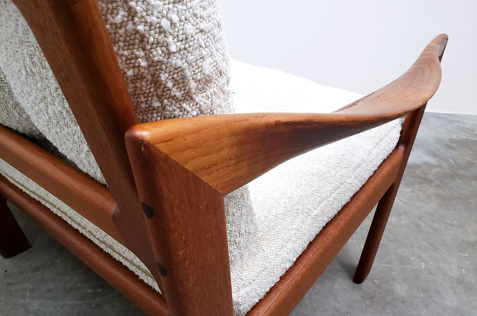 Thumbnail: Mid Century Danish Armchair by Illum Wikkelso for Niels Eilersen
