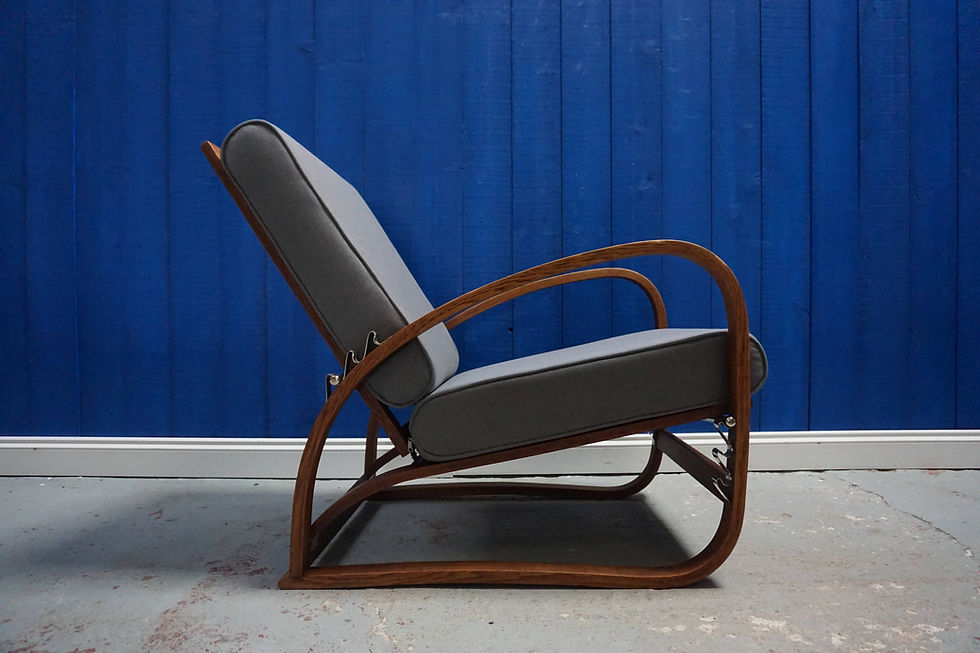 Jindrich Halabala Model H - 70, Bentwood Armchair, Thonet 1930