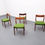 Thumbnail: Set of 4 “Kontiki” Dining Chairs by Yngve Ekström for Troeds, Sweden – 1960s