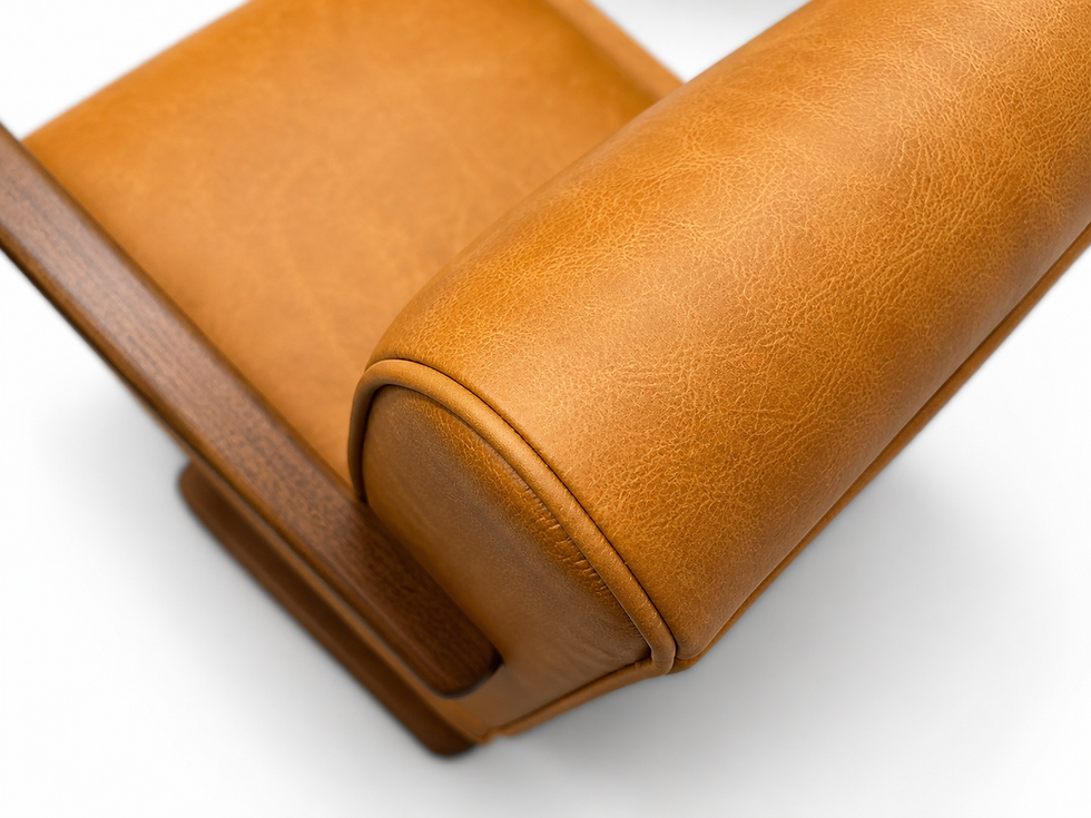 1930 Jindrich Halabala Bentwood Armchair in Premium Leather