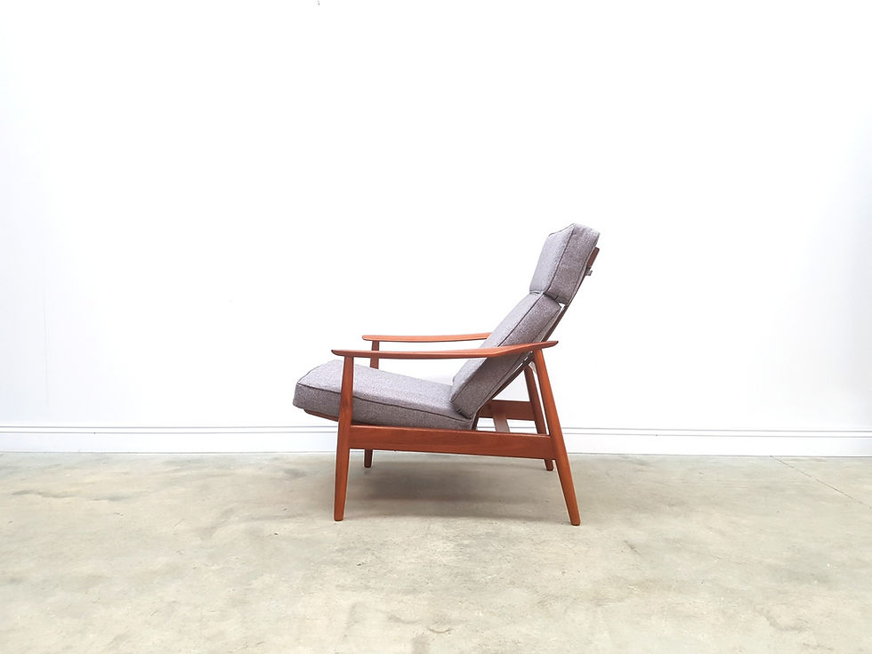 Model FD - 164 by Arne Vodder for France & Søn, High Back Teak Recliner