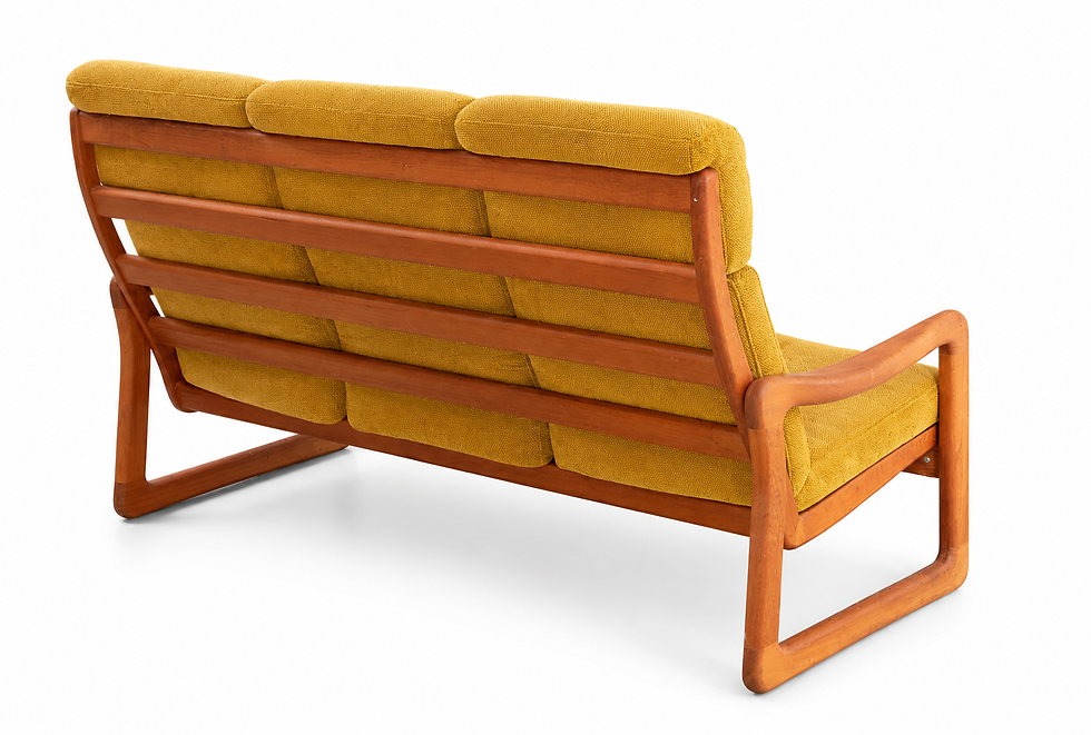 Thumbnail: Holstebro High Back Three-Seater Sofa — Denmark, 1960s