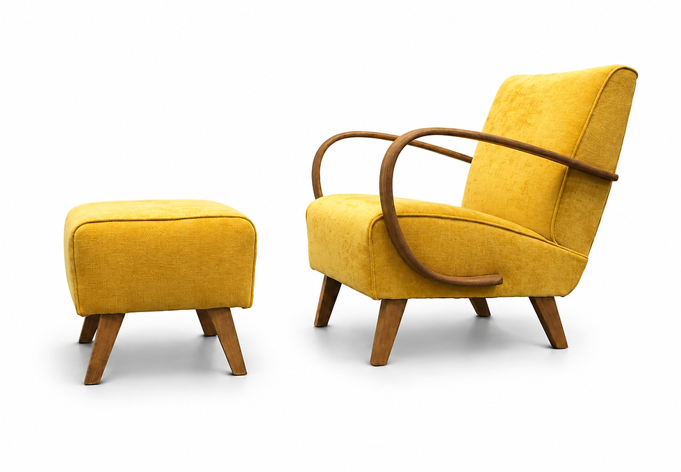 Thumbnail: Livian Ottoman in Yellow