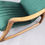 Thumbnail: 1960 Rocking Chair by TON in Royal GreenVelvet