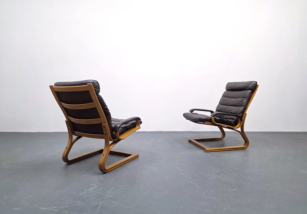 Thumbnail: Danish Lounge Chairs – Thams Kvalitet, Denmark, 1970s