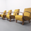 Thumbnail: 1930 Jindrich Halabala Bentwood Armchair in Goldenrod Velvet