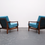 Thumbnail: 1960's Mid Century Lounger by Baczyk in Turquoise