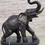 Thumbnail: Bronze Elephant Sculpture Statue Collectible Marble Base Signed Moigniez