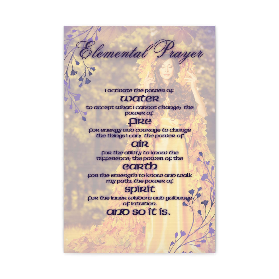 Thumbnail: Elemental Prayer Canvas