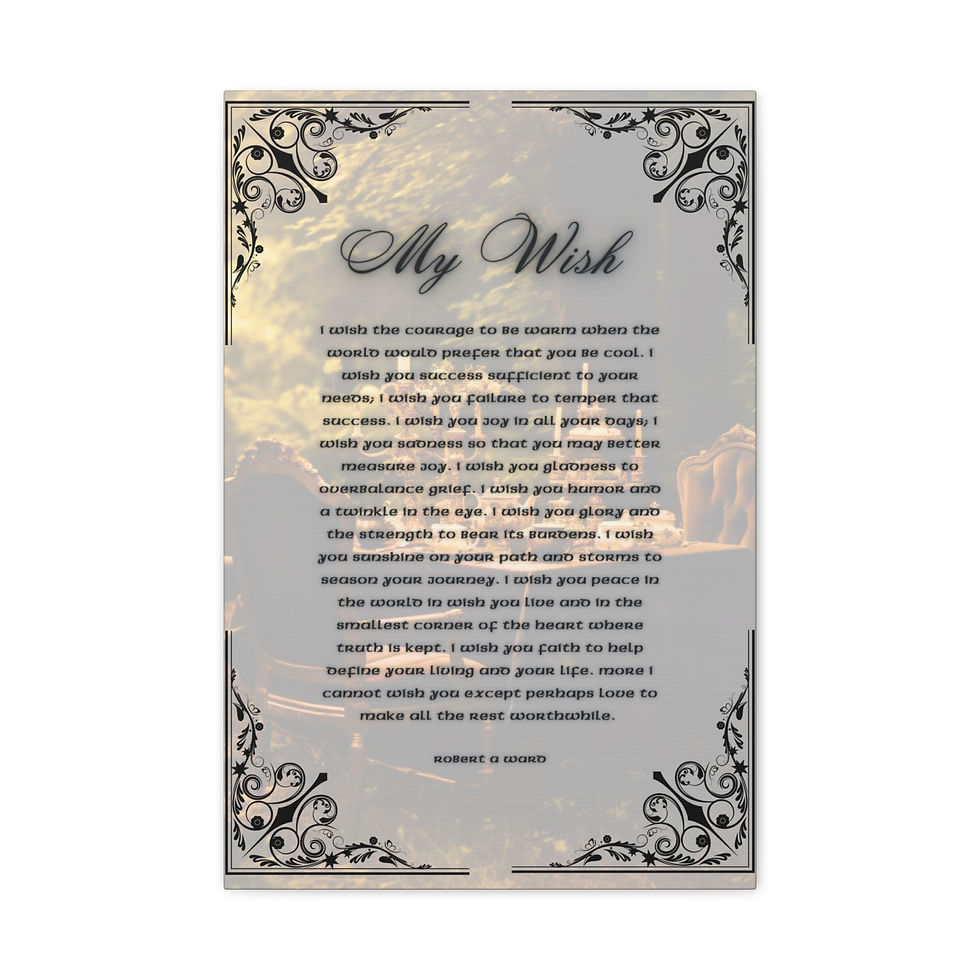 Thumbnail: My Wish Canvas Wall Art