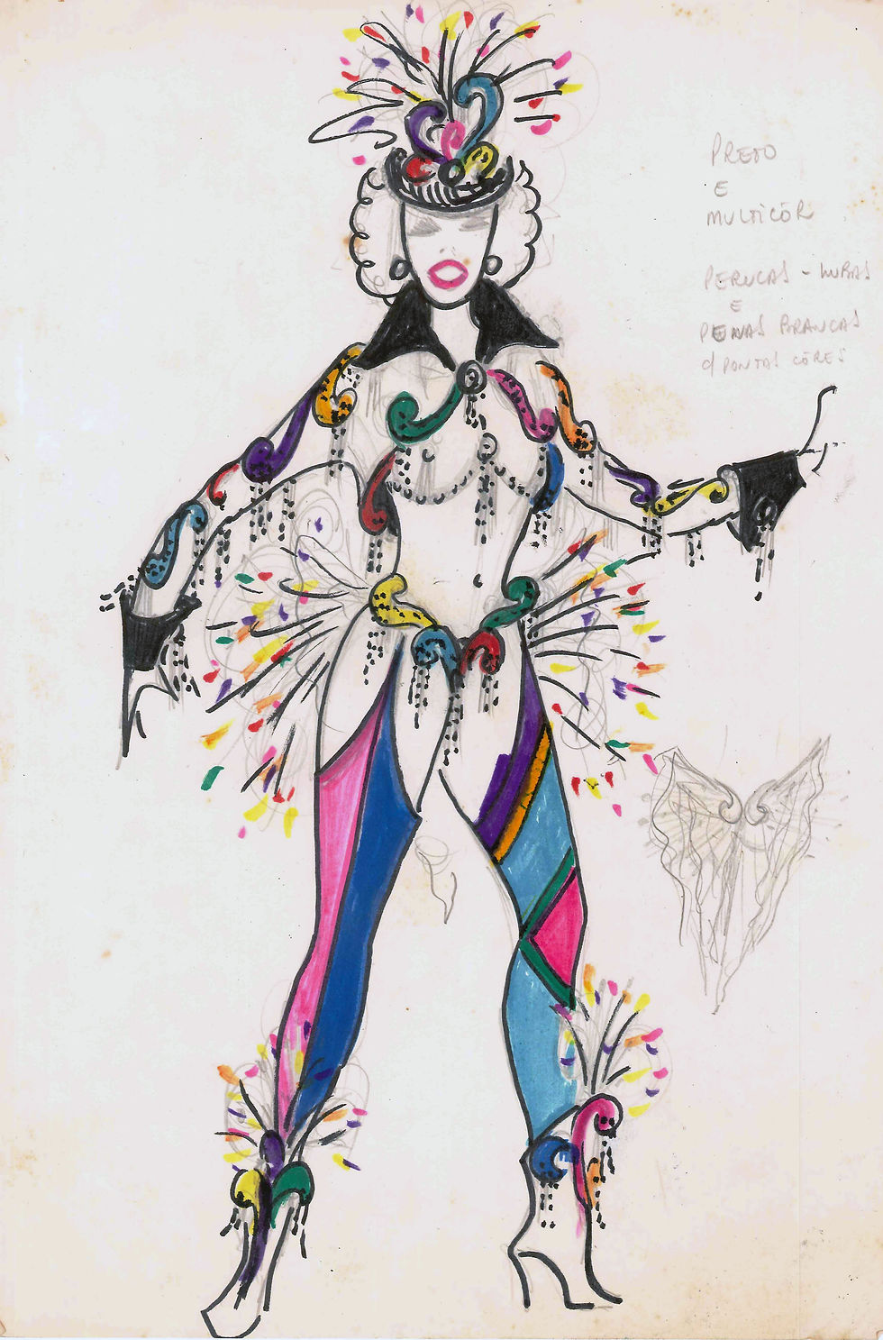 *CROQUIS DE FIGURINOS E FANTASIAS