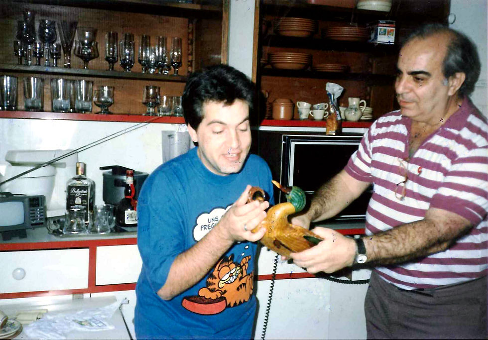 Juan Carlo e amigo Rui Portuga