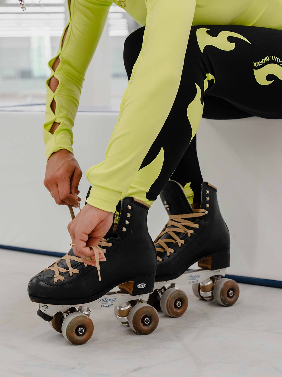 Thumbnail: Neon Green Cut-out Sports Top