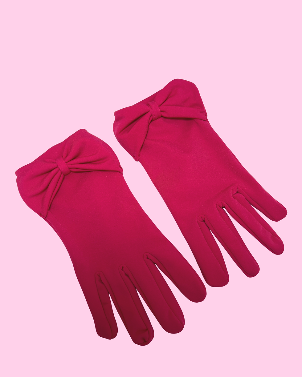 Thumbnail: BOW GLOVES PINK