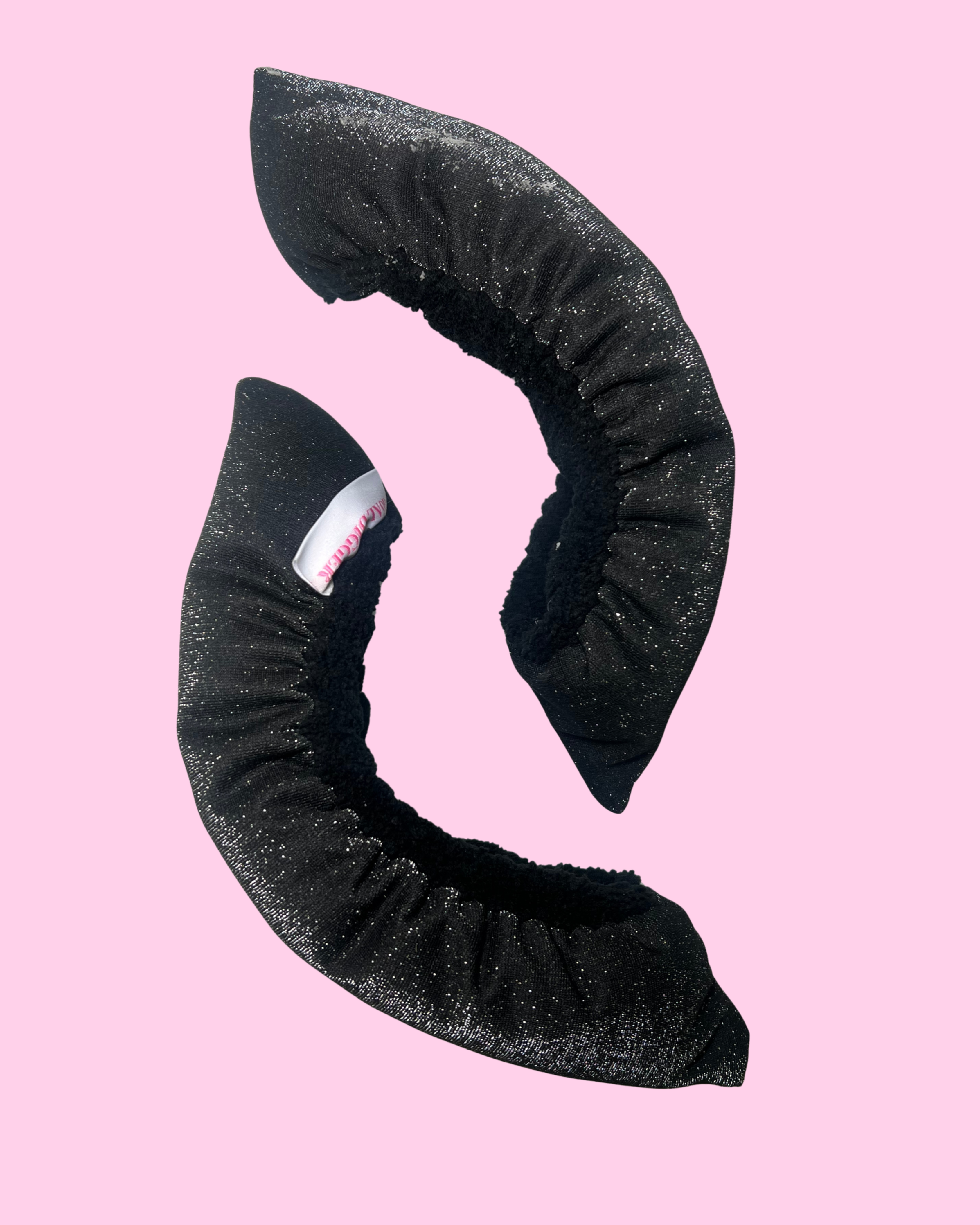 Black Glitter Soakers