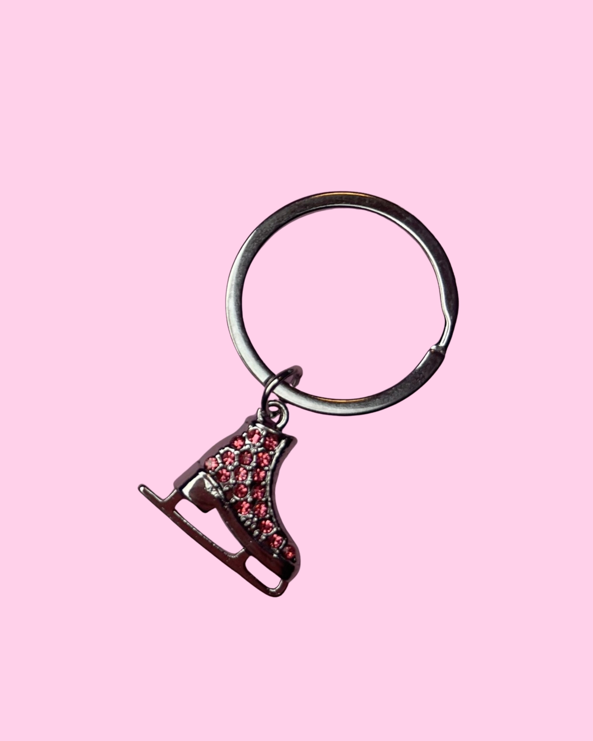 Figure Skating Keychain Pink