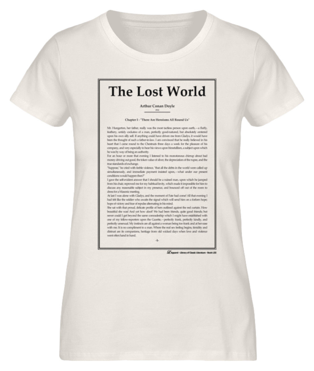 The Lost World (Arthur Conan Doyle), EN - Damen Shirt