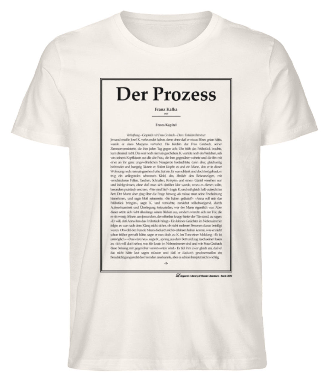 Der Prozess (Franz Kafka), DE  - Herren Shirt