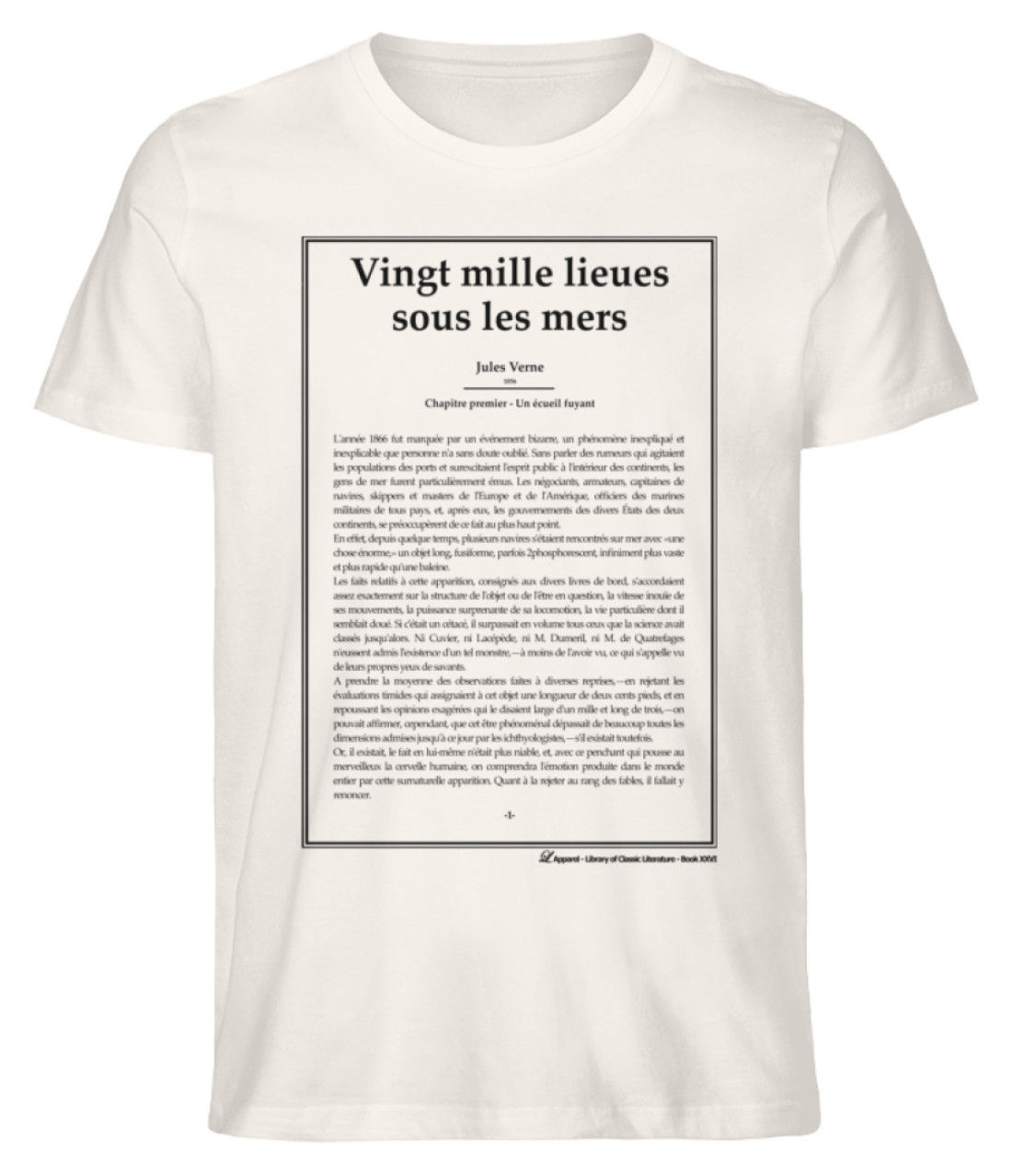 Vingt mille lieues sous les mers (Jules Verne), FR  - Herren Shirts