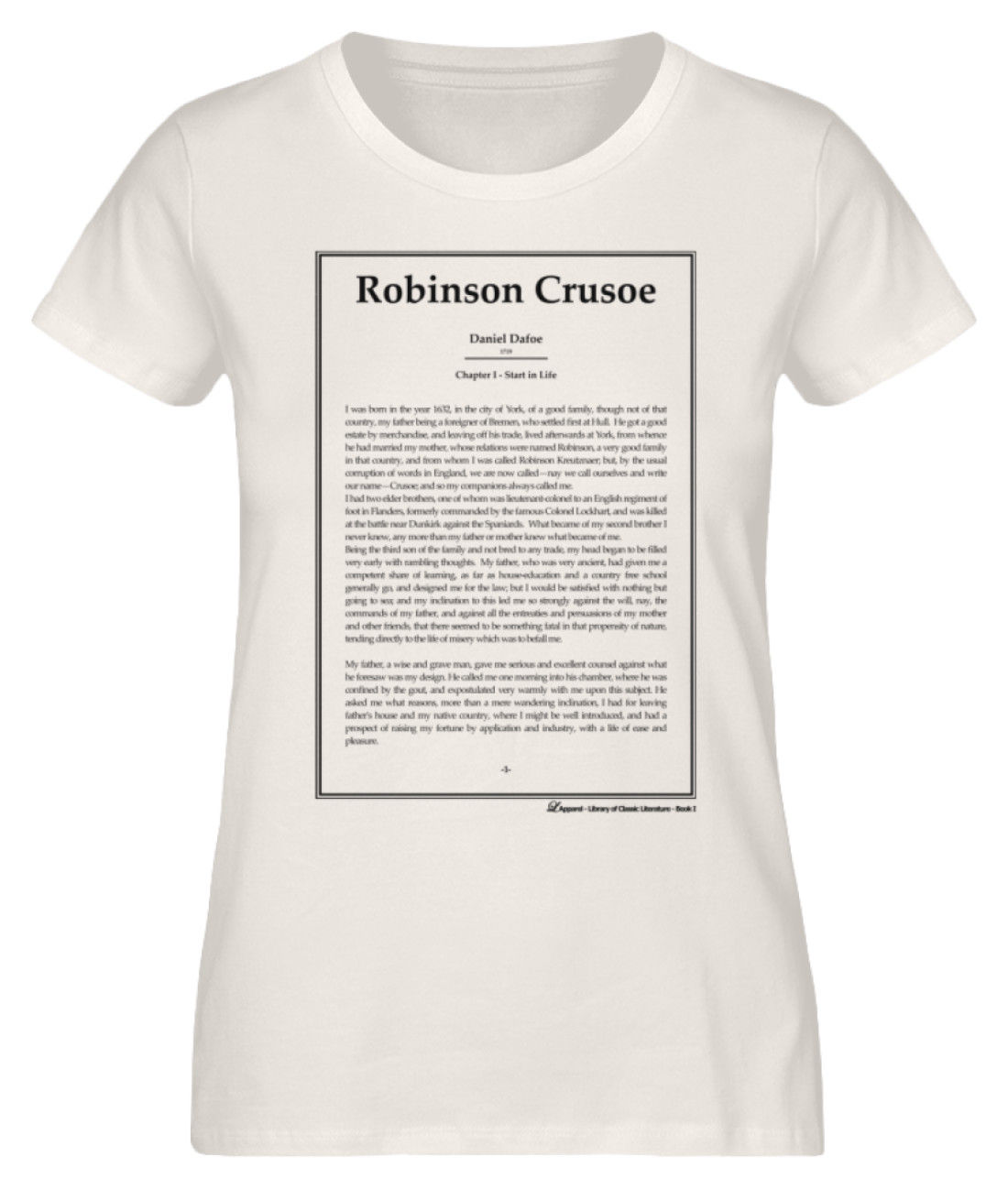 Robinson Crusoe (Daniel Defoe), EN - Damen Shirt