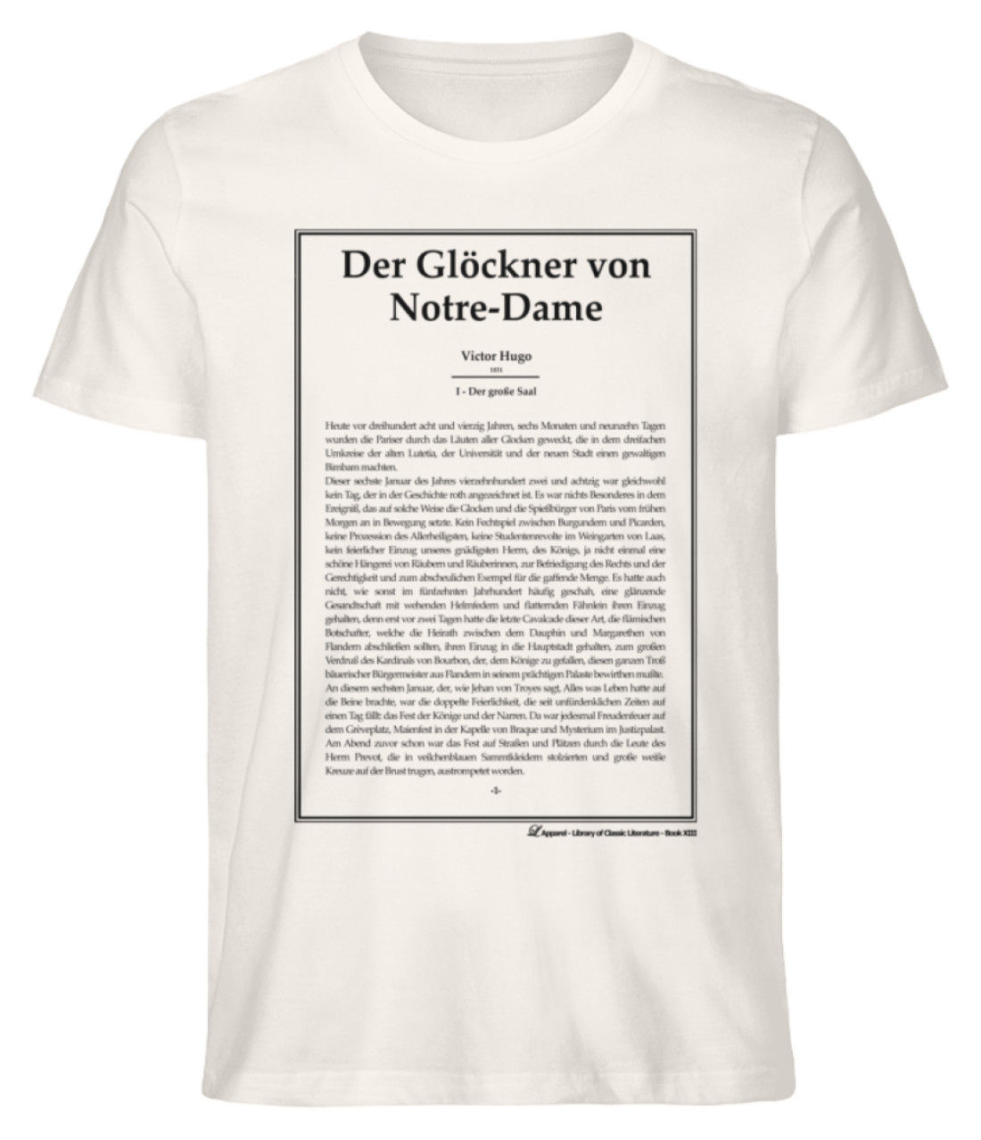 Der Glöckner von Notre-Dame (Victor Hugo), DE - Herren Shirt