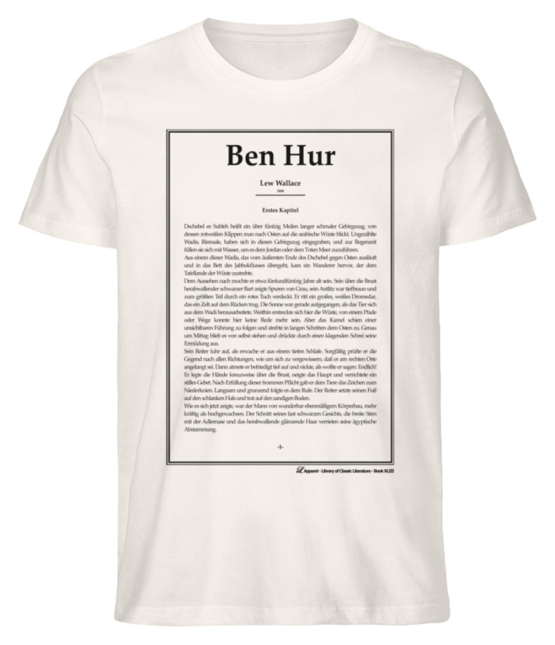 Ben Hur (Lew Wallace), DE - Herren Shirt