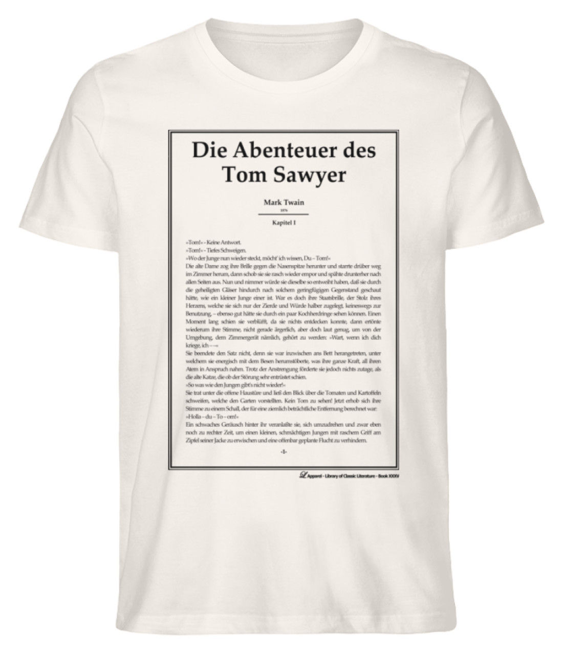 Die Abenteuer des Tom Sawyer (Mark Twain), DE - Herren Shirt