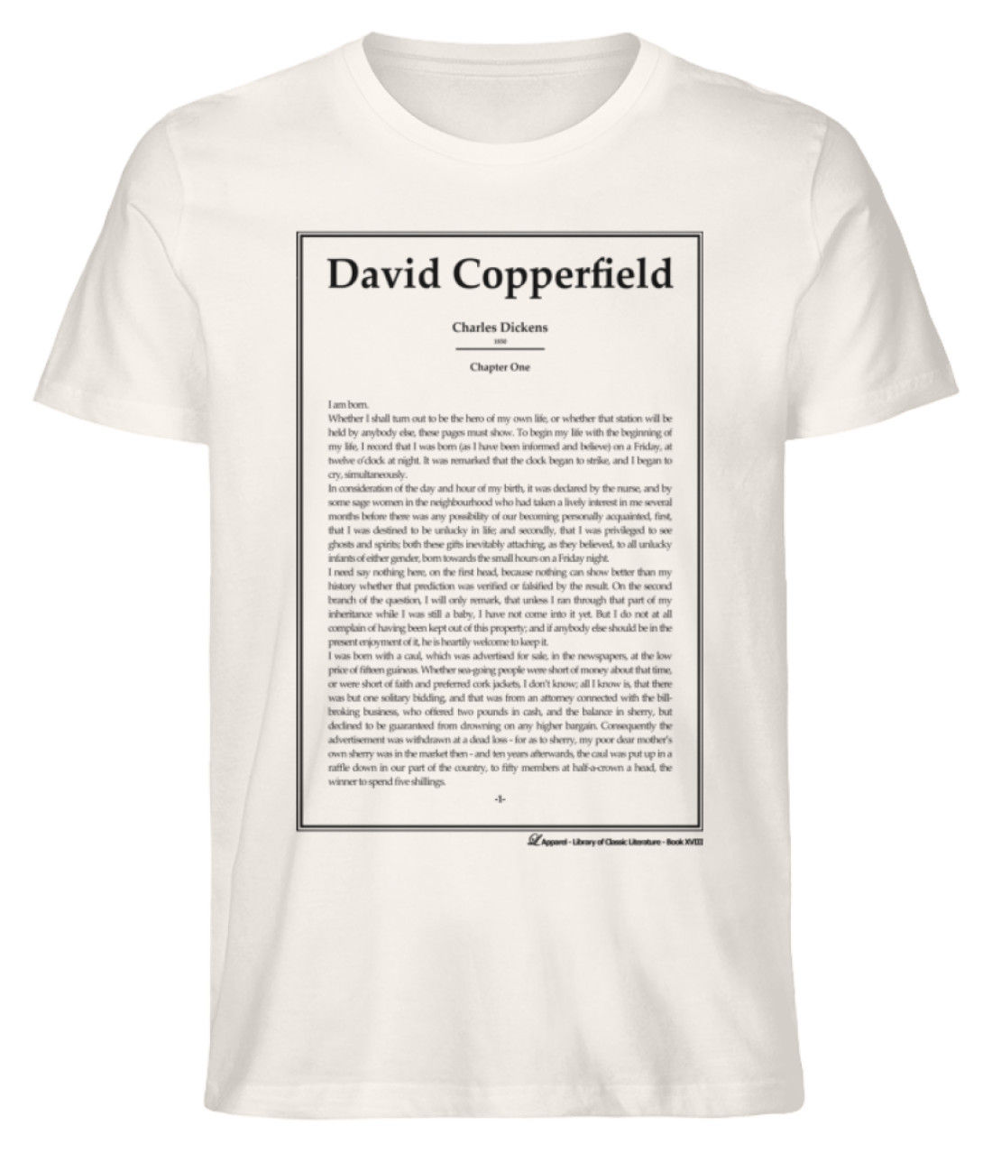 David Copperfield (Charles Dickens), EN  - Herren Shirt