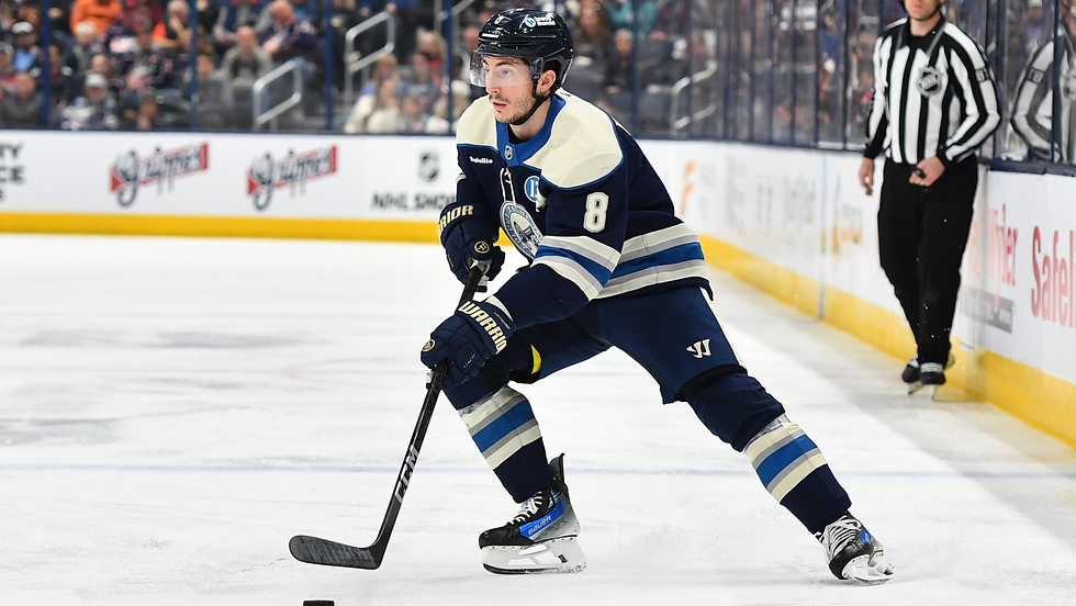 Photo of Columbus Blue Jackets alternate captain and defenseman Zach Werenski. Photo credits to Photo by Ben Jackson/Getty Images. Photo was found on NBC4I.