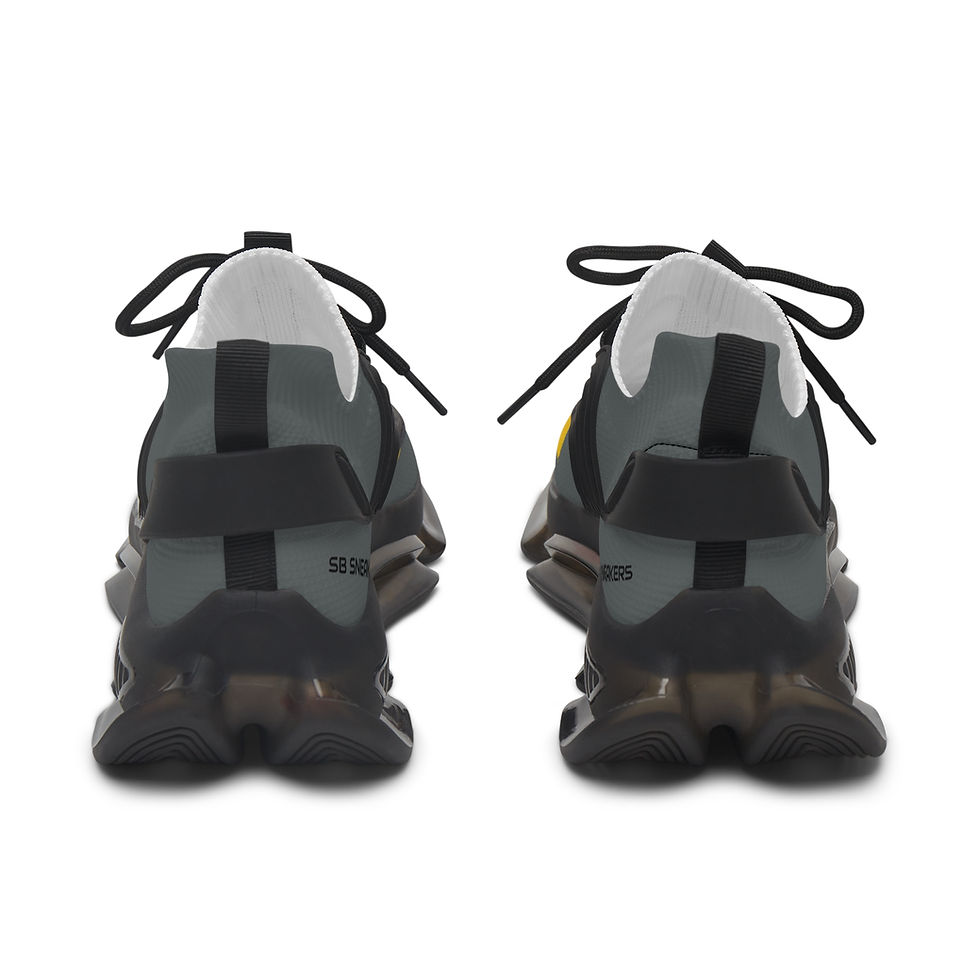 サムネイル： SB Sneakers Ches Wolf-Grey & Gold, Ladies Running Shoes, Casual Sneakers