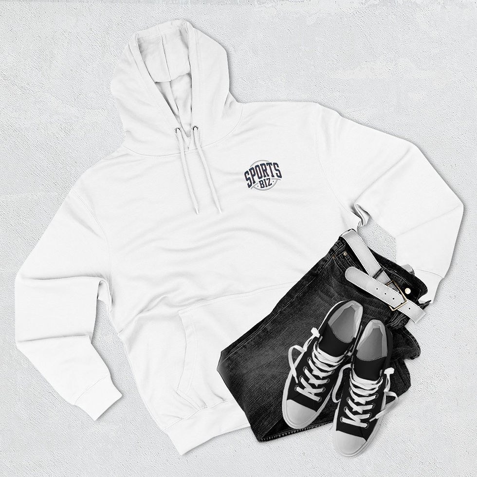 サムネイル： Sports Biz Apparel Minimal Chest Logo Fleece Hoodie