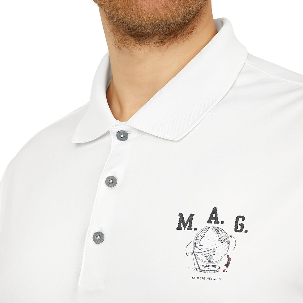 Thumbnail: Adidas X M.A.G - Athlete Network Unisex Performance Polo, Sportswear, Golf Shirt