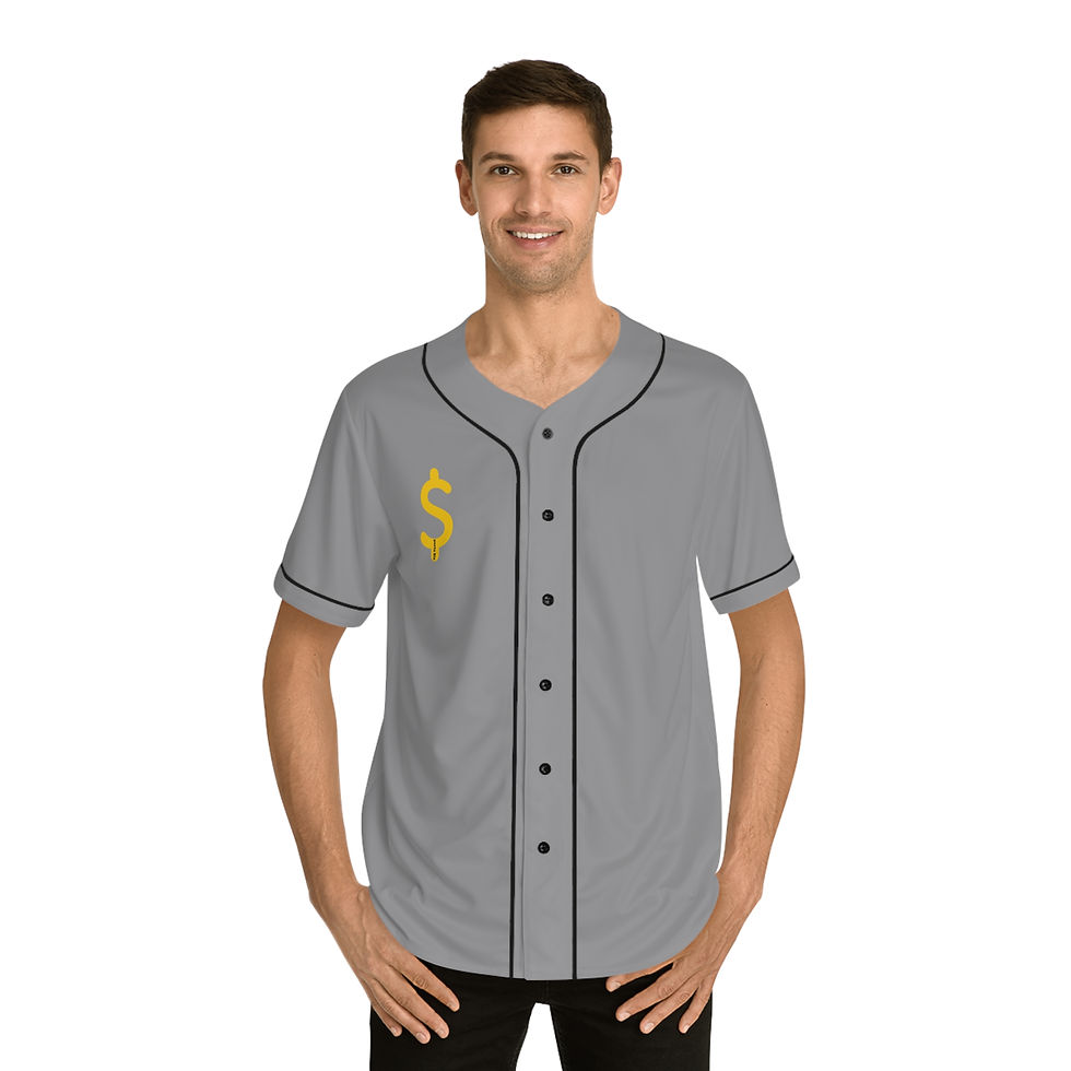 サムネイル： Money Logo Baseball Jersey — Sports Biz Apparel Co.
