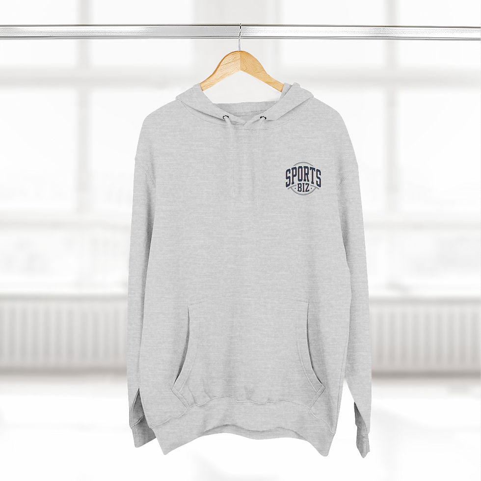 サムネイル： Sports Biz Apparel Minimal Chest Logo Fleece Hoodie