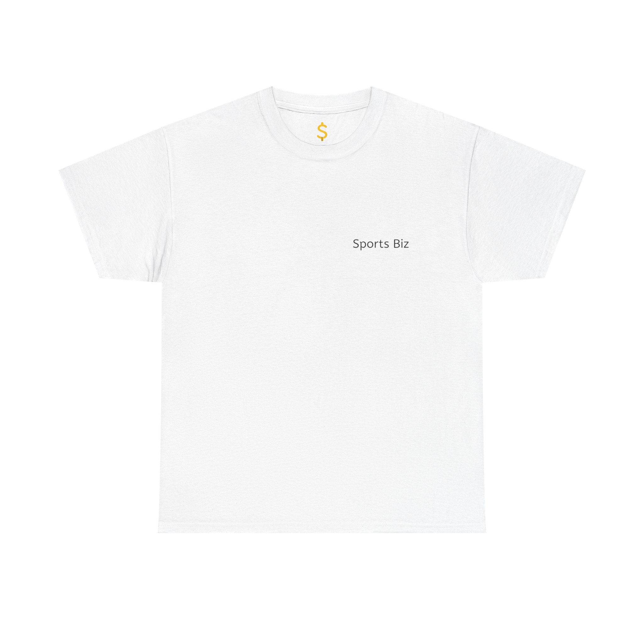 T-Shirt — "Sports Biz" Minimal Chest Logo Tee