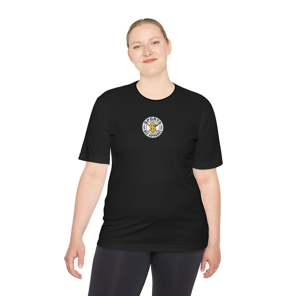 Miniature : Sports Biz Apparel Moisture-Wicking Tee —  Sports Logo T-shirt